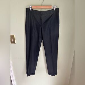 Oltre Made in Italy wool blend pants in black. Size 6. Great shape quality pants